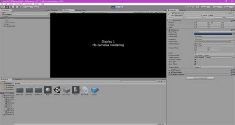 Display 1 No Cameras Rendering Unity Engine Unity Discussions