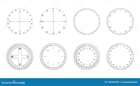 Circular Protractor Measuring Degrees Tool Round Scale Level