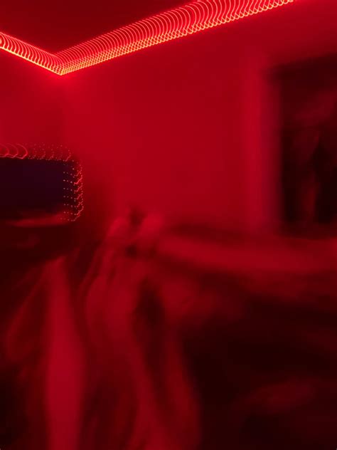 red led lights in room 🚨. | Red led lights, Red led, Red led lights bedroom aesthetic