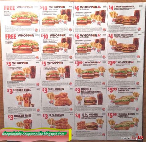 Bk Printable Coupons