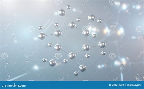 Inositol Molecular Structure 3d Model Molecule Myo Inositol