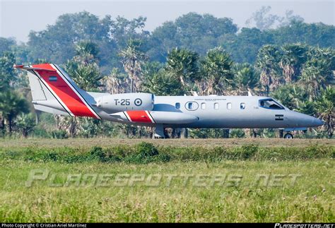 T Fuerza A Rea Argentina Learjet A Photo By Cristian Ariel