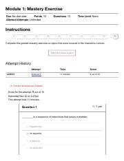 Module Mastery Exercise Wa Csc Pdf Module Mastery