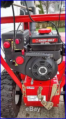 Troy Bilt Inch Stage Gas Snow Thrower Cc Cycle Ohm With