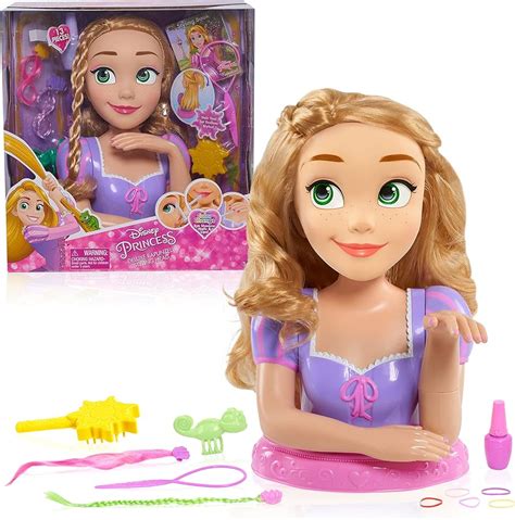 Disney Princess Rapunzel Styling Head 18 Pieces Pretend