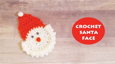 How To Crochet A Santa Face Crochet Santa Claus Christmas