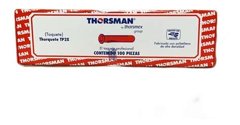 Taquete Thorsman Rojo Caja C Piezas Mercadolibre