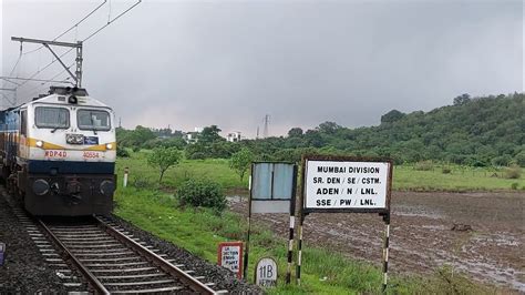 Late Running Panvel Nanded Express With Kjm Wdp D Skipping Lonavala