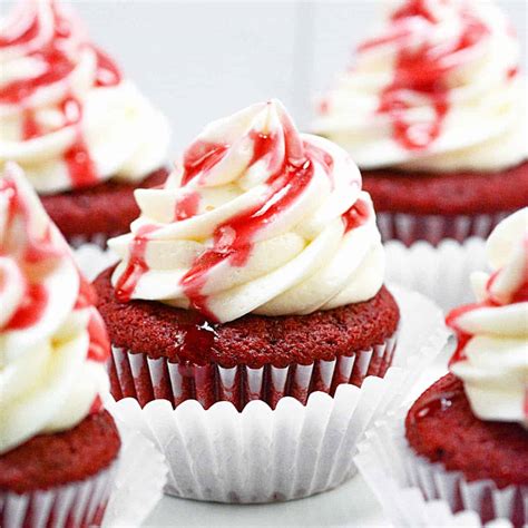 Bloody Cupcakes Easy Halloween Recipe Vintage Kitchen Notes