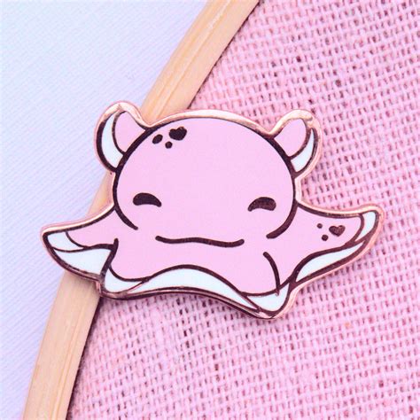 Blush Pink Dumbo Octopus Pin Evy Benita