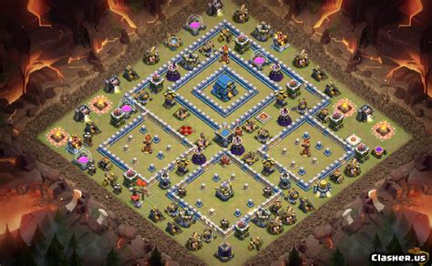 [Town Hall 12] TH12 | War Base | Anti 3 Star v18 [With Link] [8-2019 ...