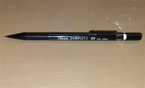 Pentel Sharplet 2 Mechanical Pencil 05 Mm Black Barrel A125a Ebay