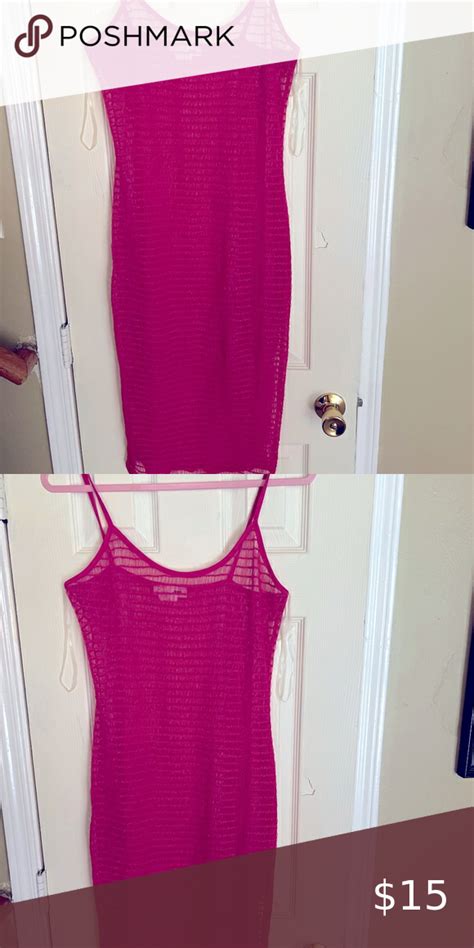 Hot Pink Bathing Suit Cover Up Pink Bathing Suits Bathing Suit