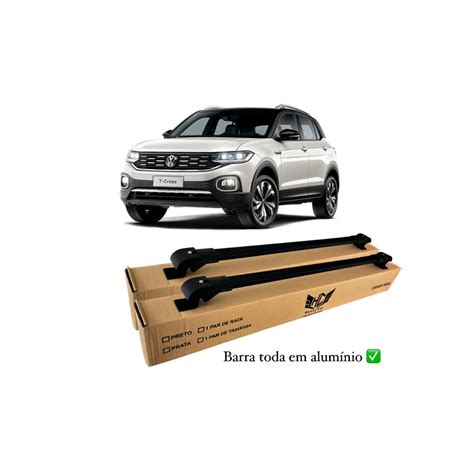 Rack Travessa De Teto Volkswagen T Cross A Bagageiro Slim