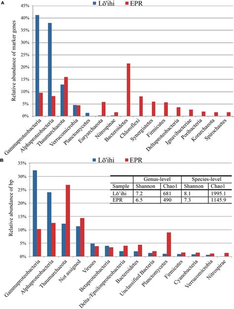 Phyla classification of taxonomy assignments based on molecular marker... | Download Scientific ...