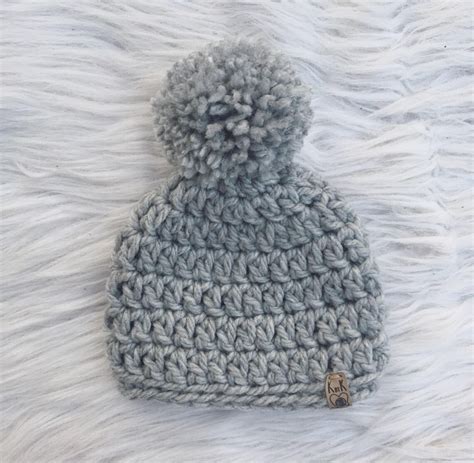 Crochet Baby Hat Crochet Pom Pom Hat Newborn Hat Baby | Etsy