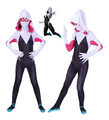 Disfraz Spiderman Hombre Ara A Ni As Mono Spider Gwen Stacy Traje Ropa