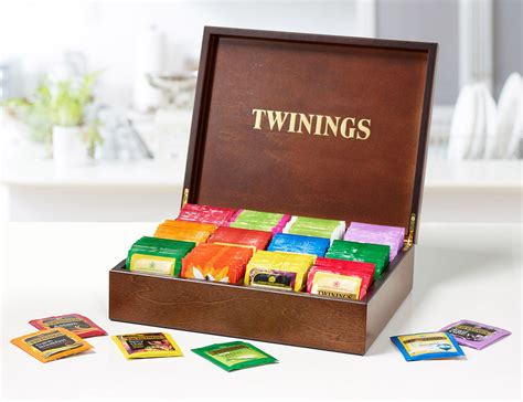 Compartment Boxes Tea Bag Storage Twinings