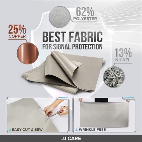 Buy Jj Care Faraday Fabric Pack Of X Shielding Faraday