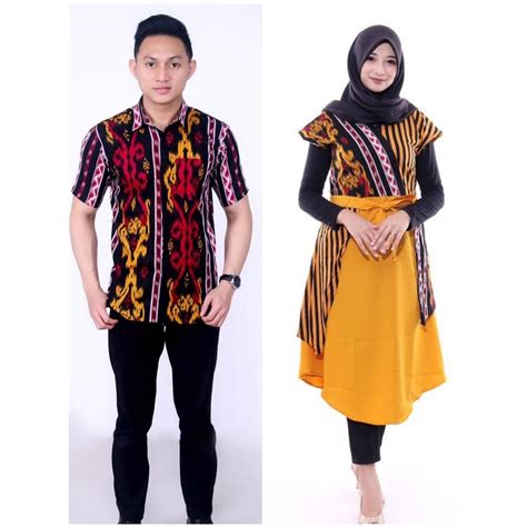 Jual Batik Couple Modern Baju Couple Pasangan Dress Batik Couple Modern Batik Cauple