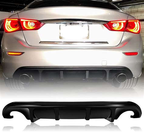 Rolling Gears Q50 Rear Bumper Diffuser Compatible With 2014