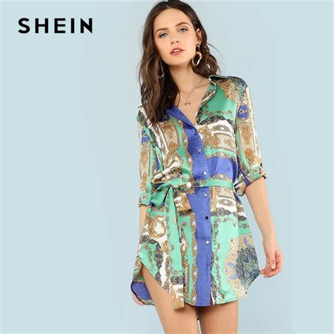 Aliexpress Buy Shein Multicolor Boho Beach Dress Tribal Vintage