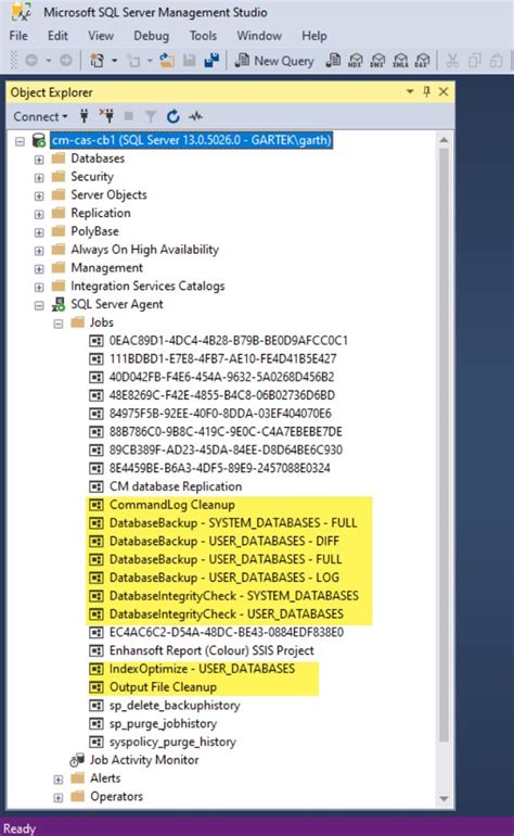 Installation Guide To Ola Hallengrens SQL Server Maintenance Solution