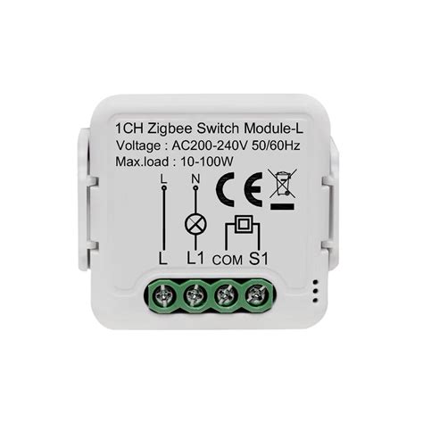 Mhcozy Way Zigbee Smart Light Switch Module Works With Tuya Zigbe Hub