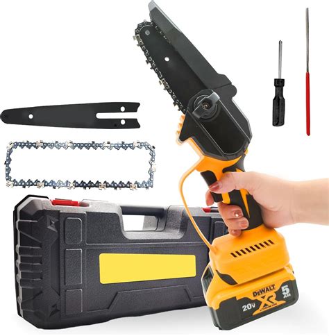 Mini Chainsaw For Dewalt 20v Battery4 Inch Mini Chainsaw Cordless