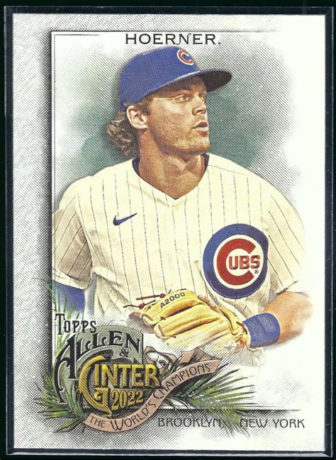 2022 Allen Ginter 350 Nico Hoerner Chicago Cubs High Number SP