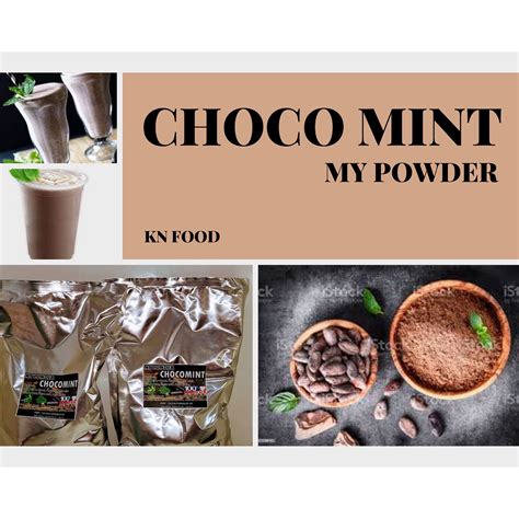 Jual Choco Mint Choco Mint Powder 1 Kg Bubuk Minuman Rasa ChocoMint