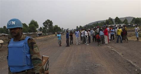 RDC Un Casque bleu tué près de Goma où l ONU pilonne les rebelles L