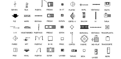 Autocad Water Symbols