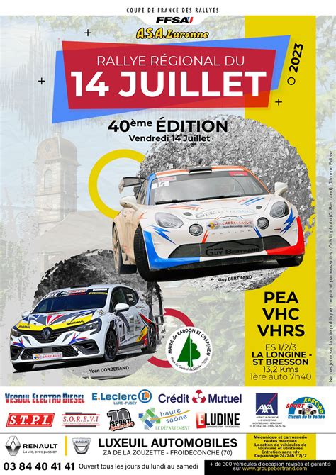 Classement Rallye Du Juillet Direct Es