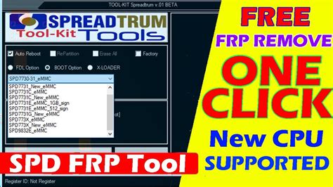 UPDATE SPD FRP SPD FRP Tool 2021 Free New SPD CPU Supported YouTube