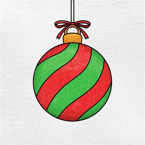 How To Draw Christmas Ornaments Step By Step