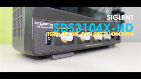 SIGLENT 시글런트 SDS3104X HD 1 GHz 4 CH Oscilloscope 오실로스코프판매 YouTube