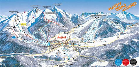 Seefeld Rosshütte Piste Map Plan of ski slopes and lifts OnTheSnow