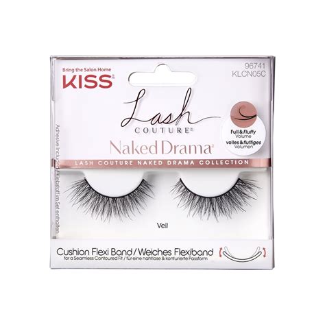 Kiss Lash Couture Naked Drama False Eyelashes Veil Pair Walmart