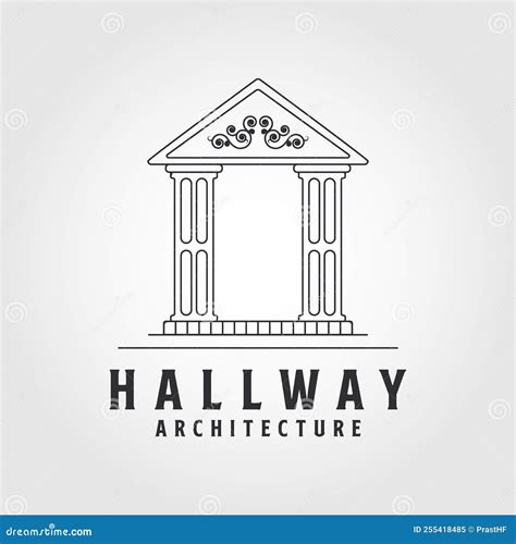 Architecture Greek Building Symbol Ancient Monument Icon Stock Vector