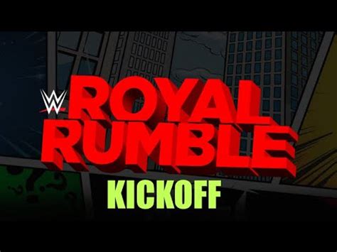 Royal Rumble Kickoff Wwe K Universe Mode Youtube