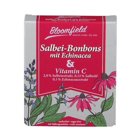 Bloomfield Salbei Bonbons Mit Echinacea Und Vitamin C 40 G Shop