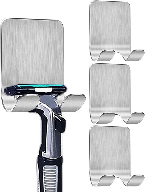 Amazon Abinlin Razor Holder For Shower Wall Pack Stainless