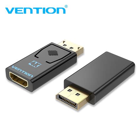 Vention Dp To Hdmi Adapter K Dp Male To Hdmi Female Video Audio