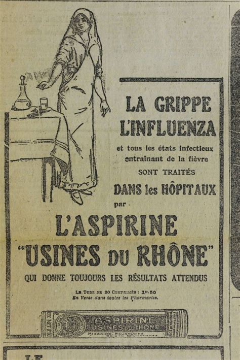 Publicit Du Produit Aspirine Usines Du Rh Ne Dans Le Petit Proven Al