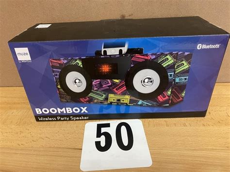 BLUETOOTH BOOMBOX WIRELESS PARTY SPEAKER | Live and Online Auctions on ...