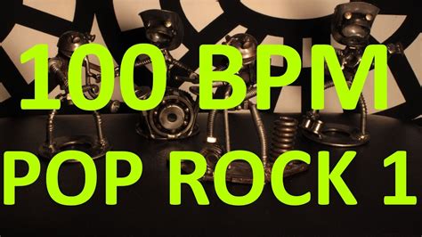 100 BPM Pop Rock 4 4 Drum Track Metronome Drum Beat YouTube