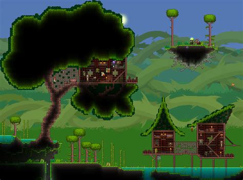 Builds Dryad Witch Doctor And The Paniters House Terraria