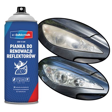 Pianka do regeneracji reflektorów 400 ML Pianka do czyszczenia lamp