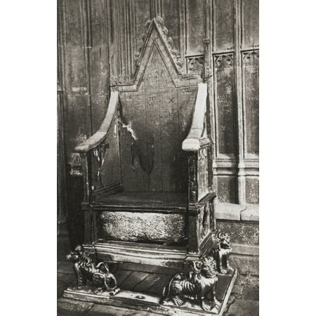 The Coronation Chair, Westminster Abbey, City Of Westminster, London ...